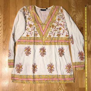 Pink and yellow tunic